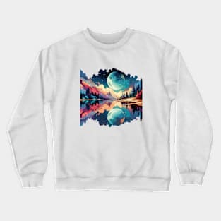 Moon Reflection Crewneck Sweatshirt